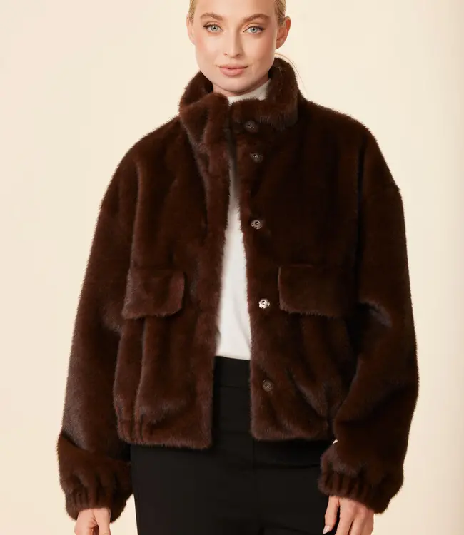 Dolce Cabo Mink Faux Fur Jacket