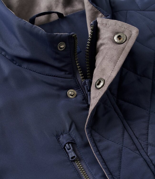 Johnnie-O  Juno Dark Gray Quilted Jacket