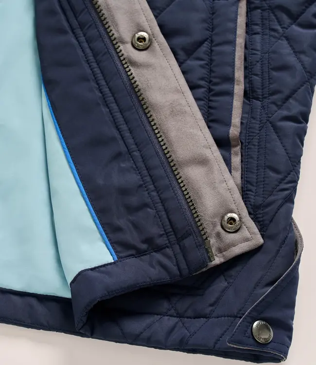 Johnnie-O  Juno Dark Gray Quilted Jacket