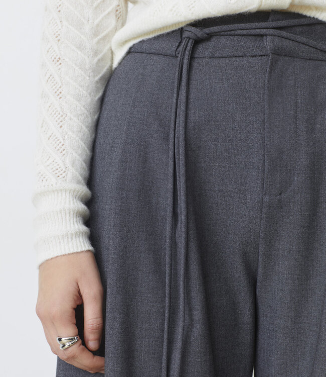 Suncoo Jason High Waisted Grey Pant