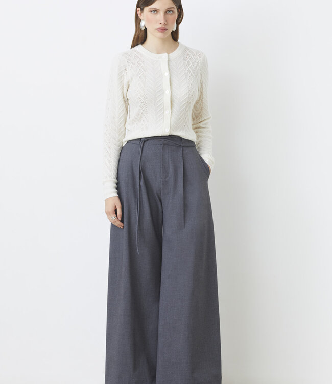 Suncoo Jason High Waisted Grey Pant