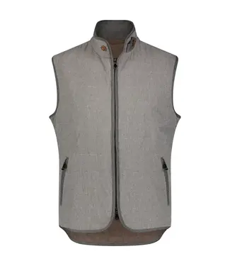 Luchiano Visconti Grey Quilted Vest