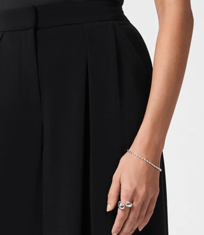 Trina Turk Saige Black Full Leg Pant