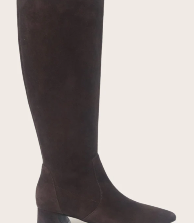 Gentle Souls Galloway Choc Suede Stretch Boot