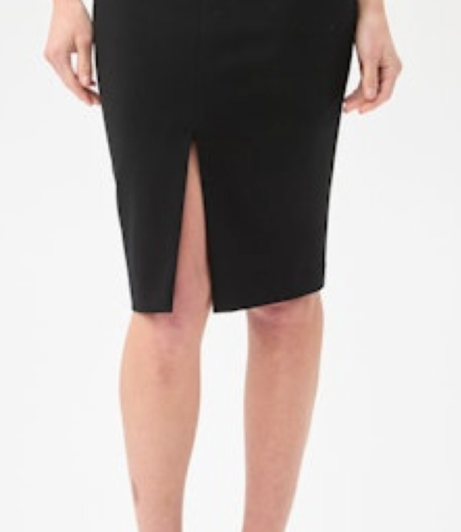 Trina Turk Berber Black Pencil Skirt