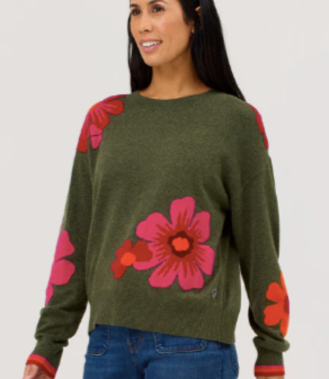Krimson Klover Poppy Sweater Hunter