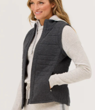 Krimson Klover Neva Full Zip Vest Grey