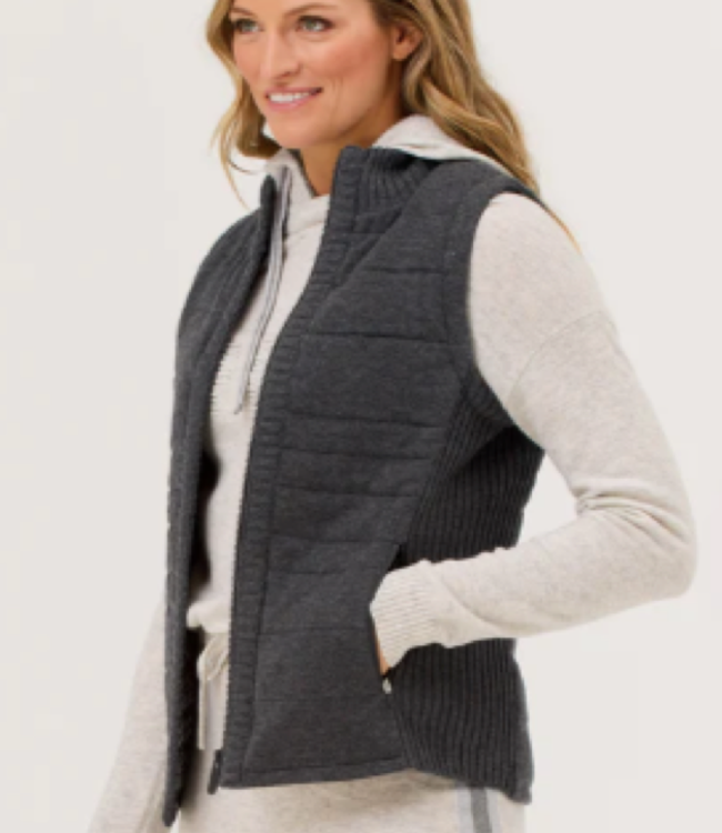 Krimson Klover Neva Full Zip Vest Grey