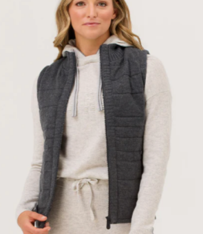 Krimson Klover Neva Full Zip Vest Grey