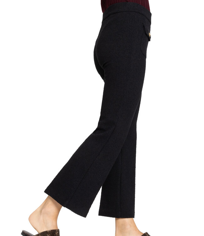 Cambio Faith Black Patch Pocket pant