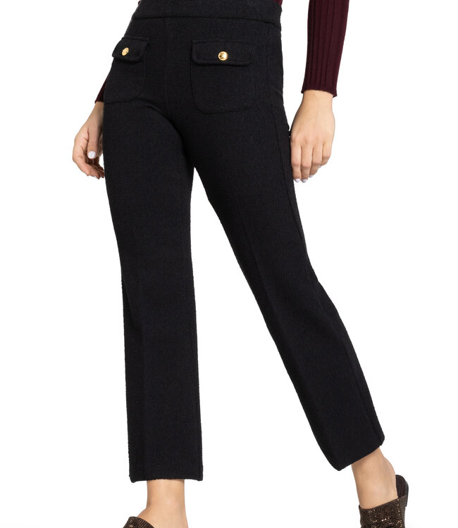 Cambio Faith Black Patch Pocket pant