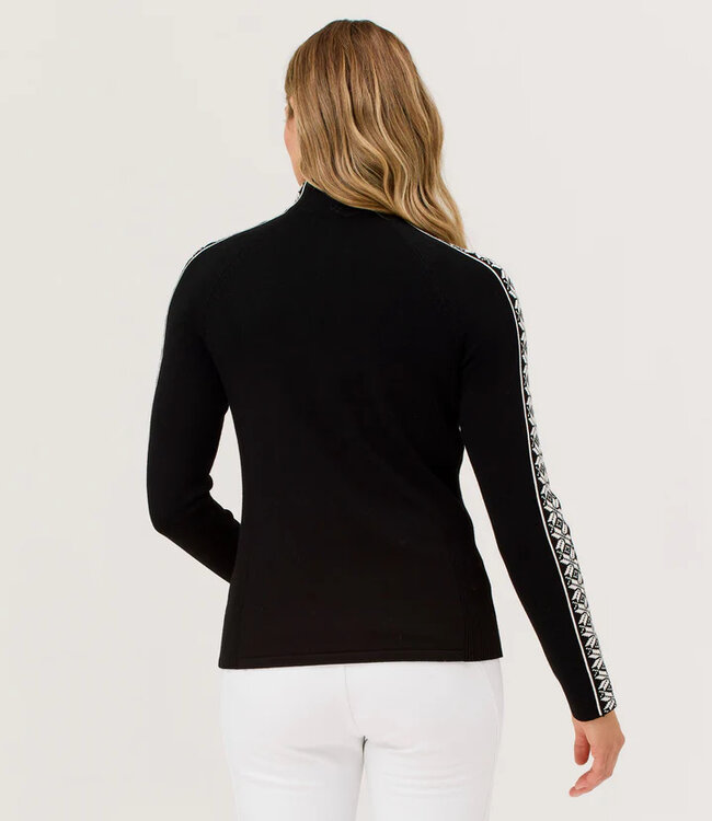 Krimson Klover Black Slalom Zip Sweater