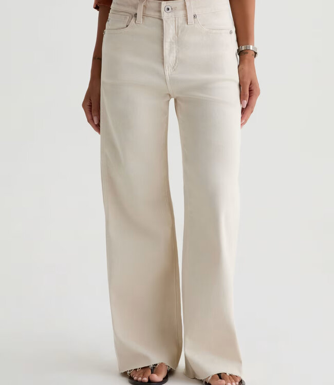 Adriano Goldschmied Saige Wide Leg Crop Cream