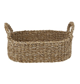 Creative Brands Large Seagrass Oval Basket