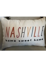 Little Birdie Nashville Home Sweet Home Pillow