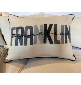 Little Birdie Gray Franklin Poster Pillow