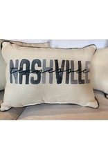 Little Birdie Gray Nashville Poster Pillow