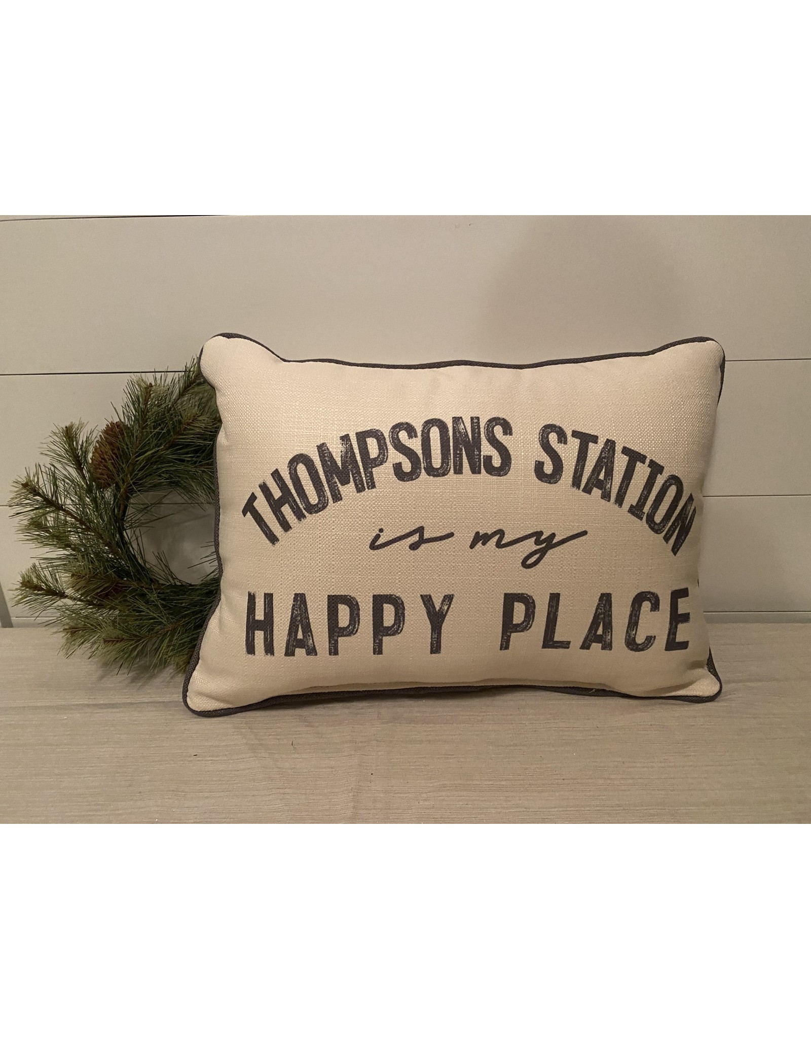 Little Birdie Thompsons Station is My Happy Place Grey (storm grey)
