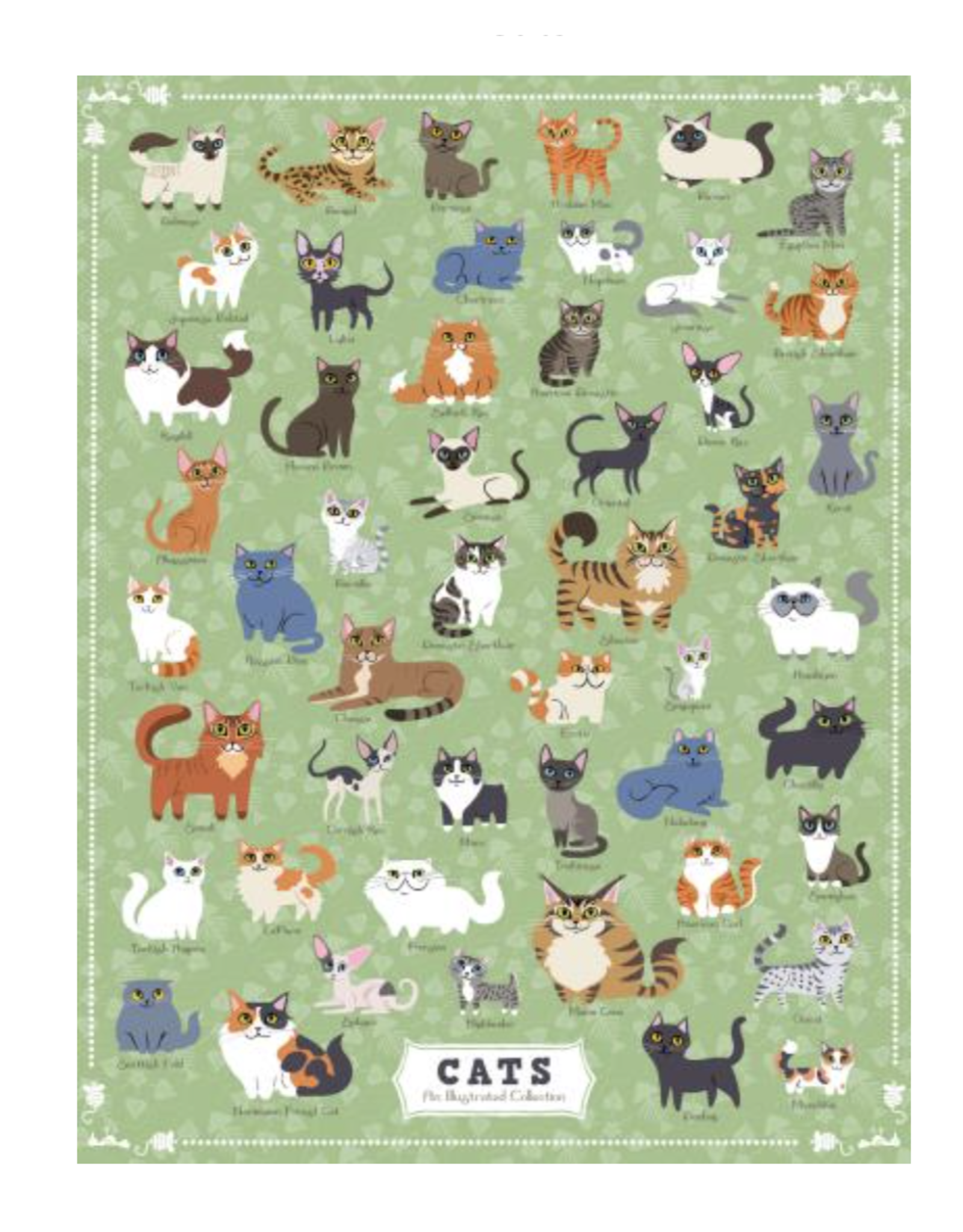True South Illustrated Cats Puzzle