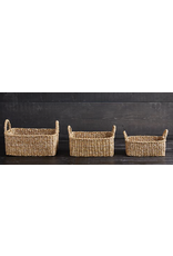 Creative Brands Mini Rectangle Seagrass Basket Large