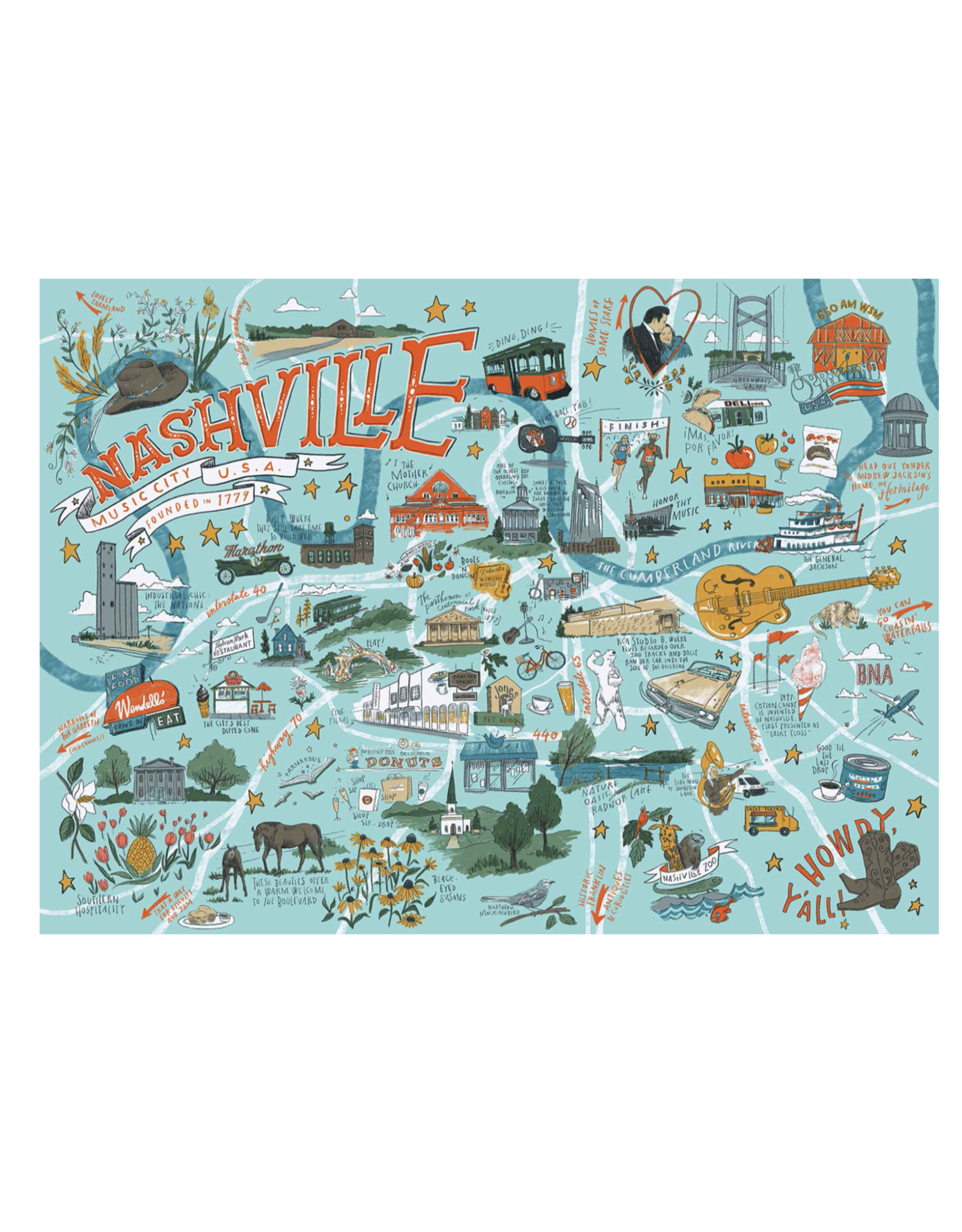 True South Nashville IIlustrated Puzzle