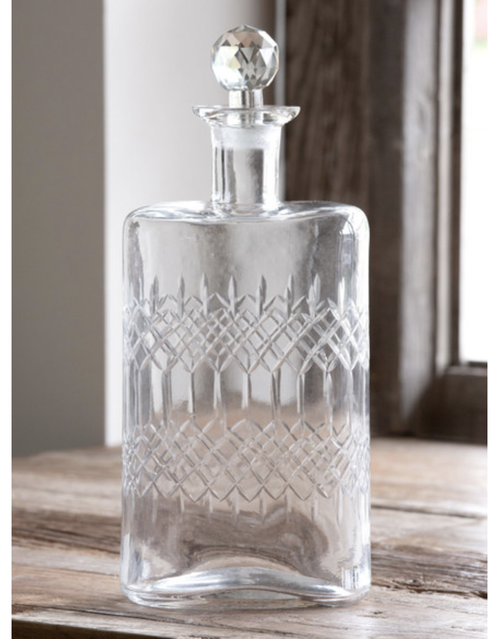Park Hill Etched Glass Decanter