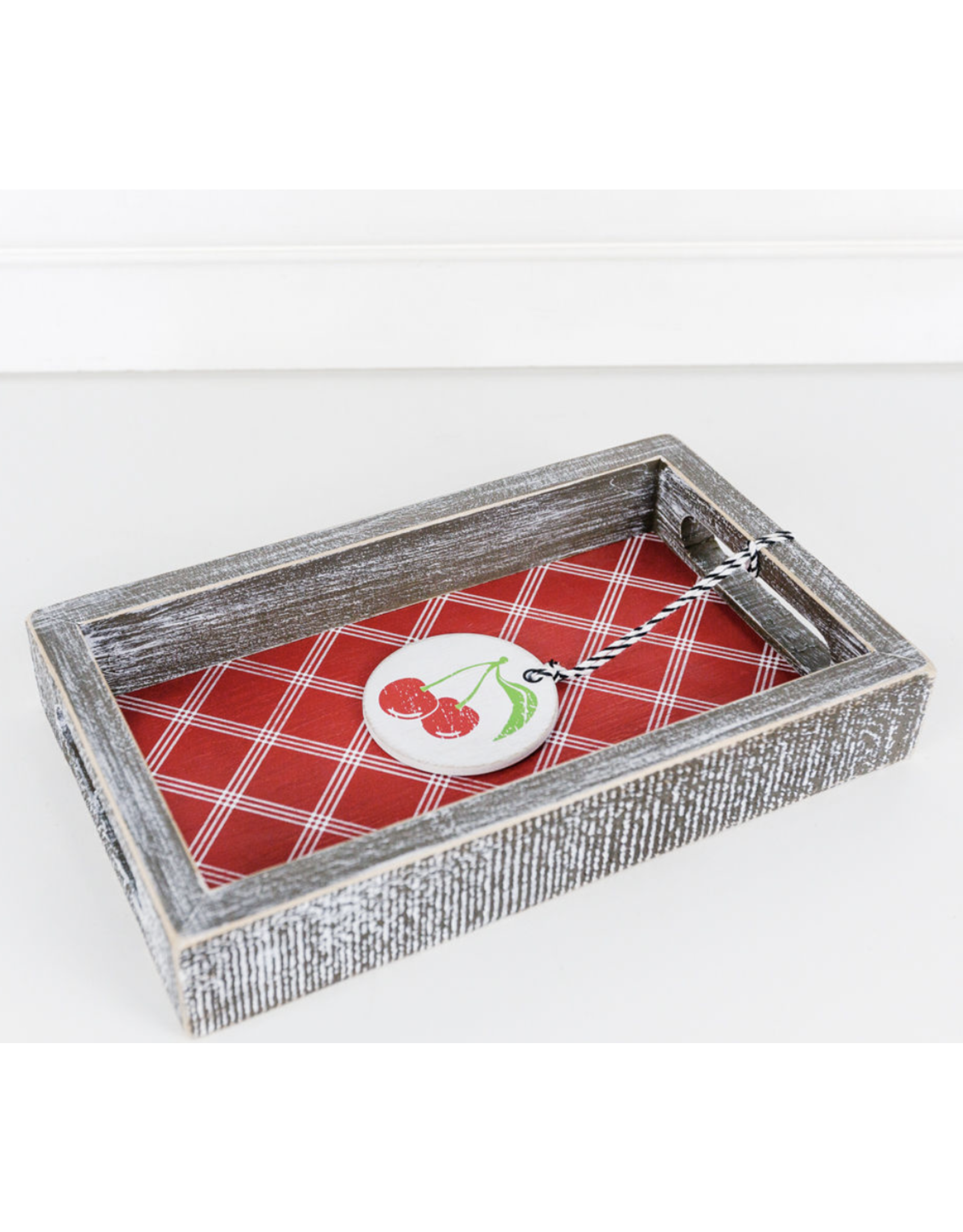 Adams & Co. "I Love You Cherry Much" Wood Tray