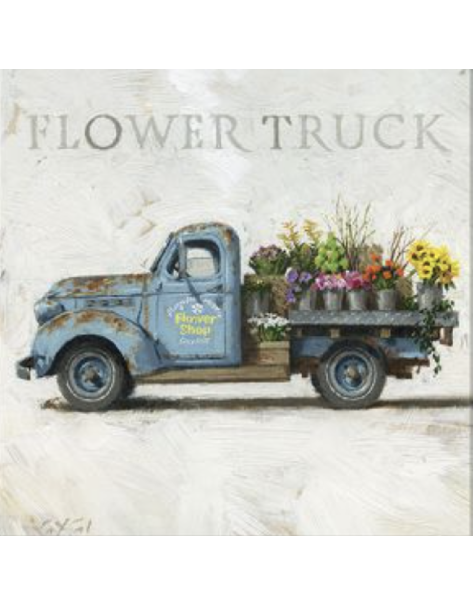 Sullivans Farmhouse Truck Wall Art 9" x 9"