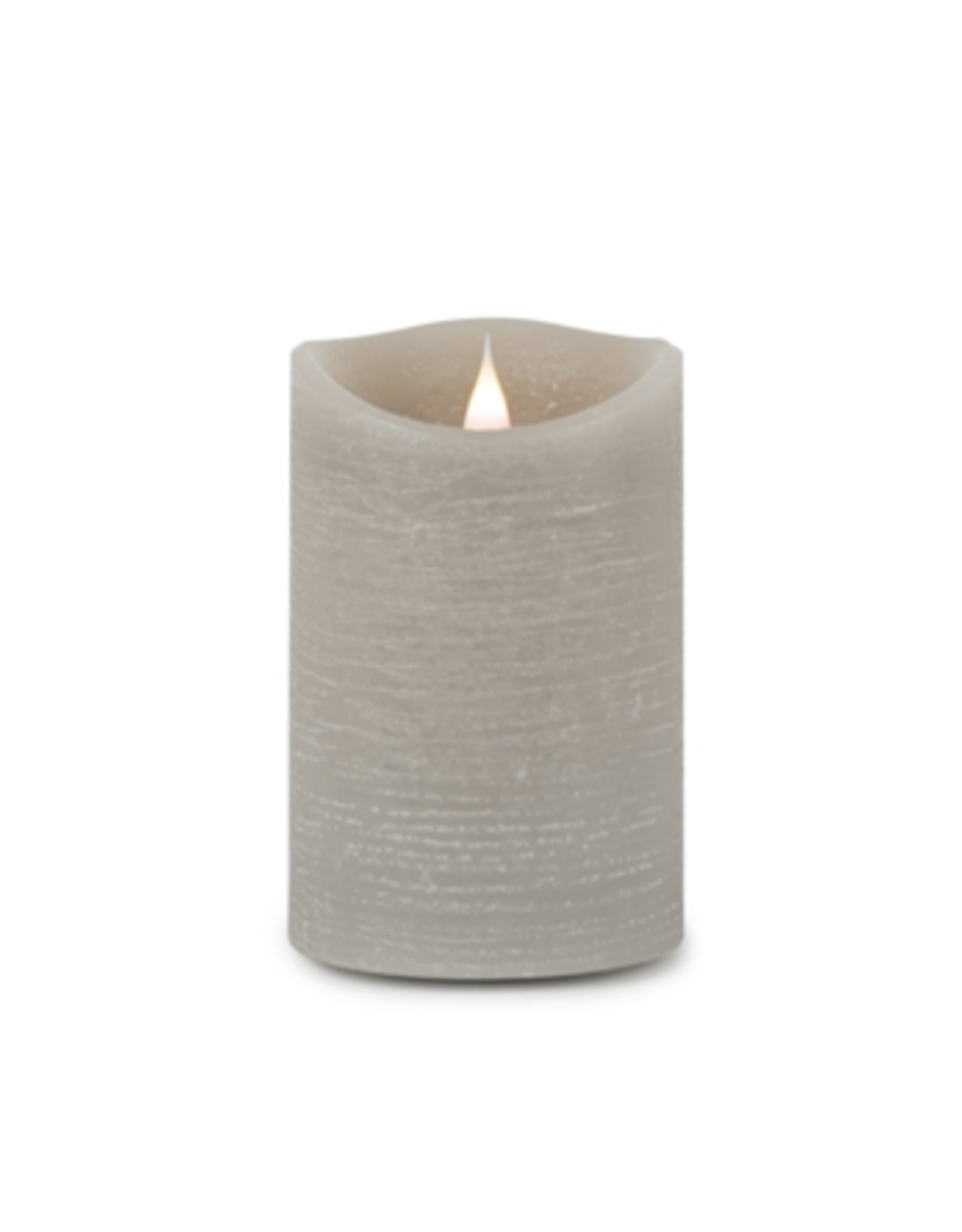 Melrose LED Designer Candle Grey 3.5x5.5