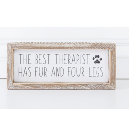 Adams & Co. Best Therapist Has Fur Sign
