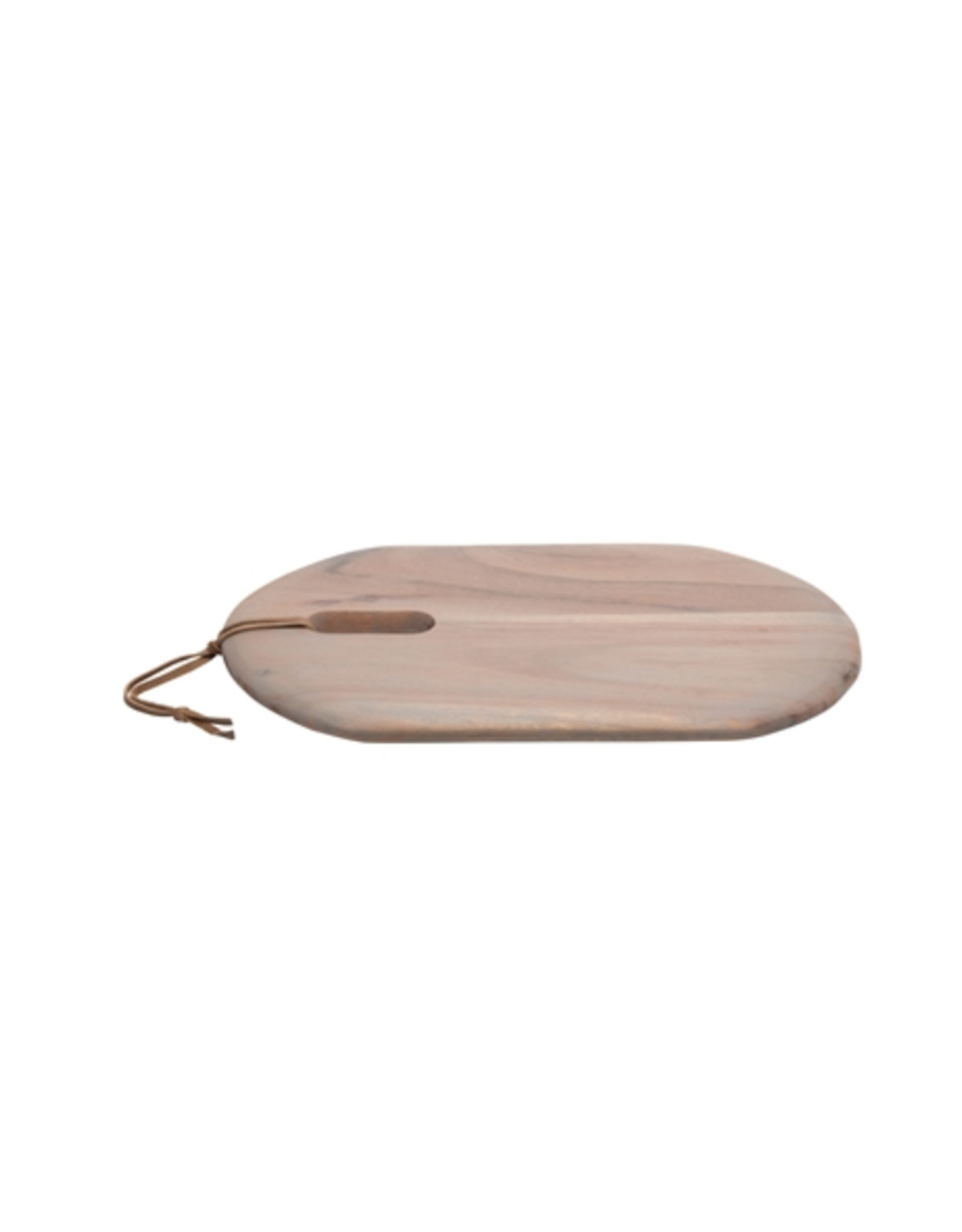 BIDK Acacia Wood Cutting Board Lime Wash 14.15 x9.45