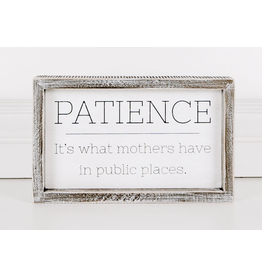 Adams & Co. Patience Sign