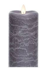 Sullivans Frosted Pillar Candle 7"