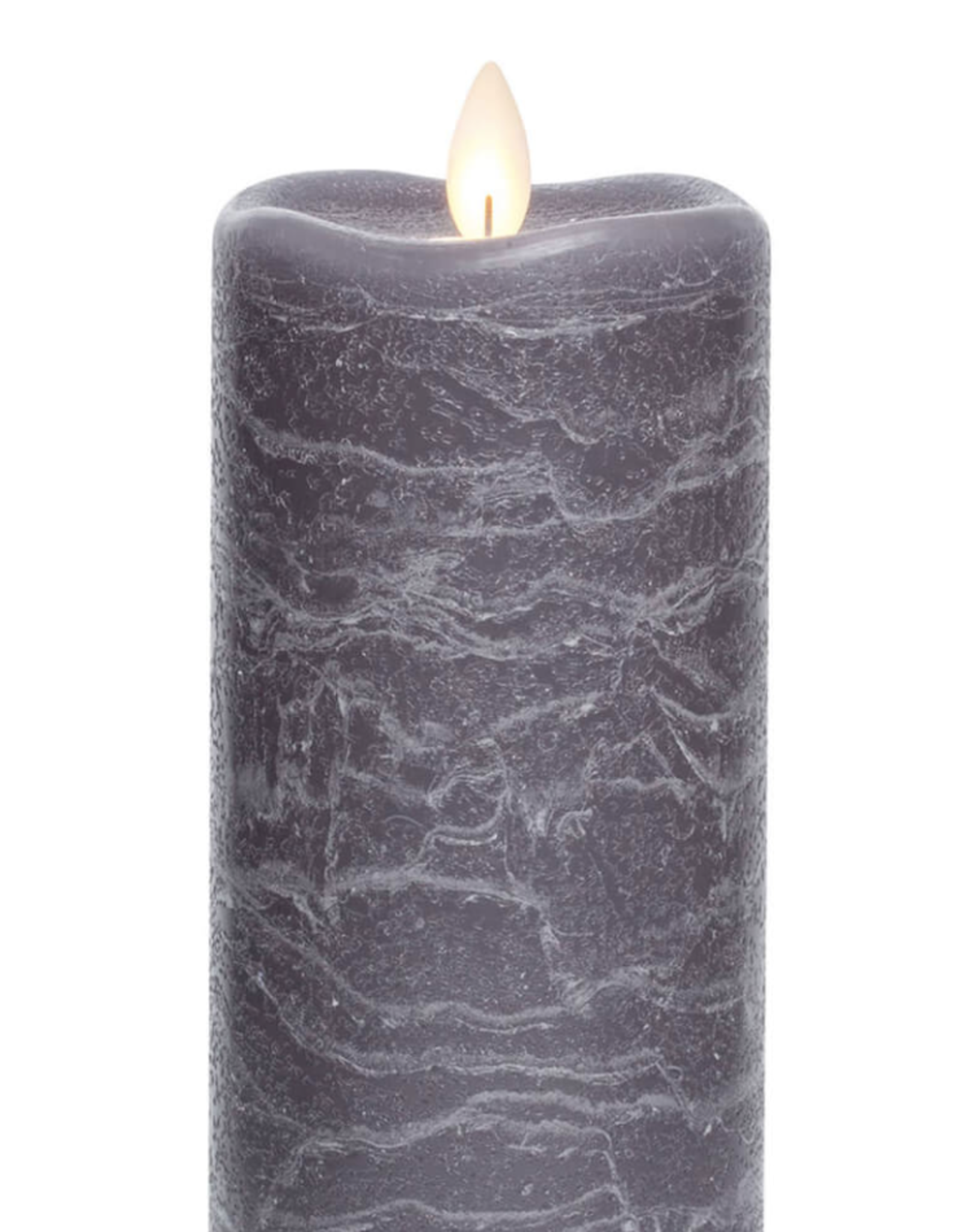 Sullivans Frosted Pillar Candle 7"