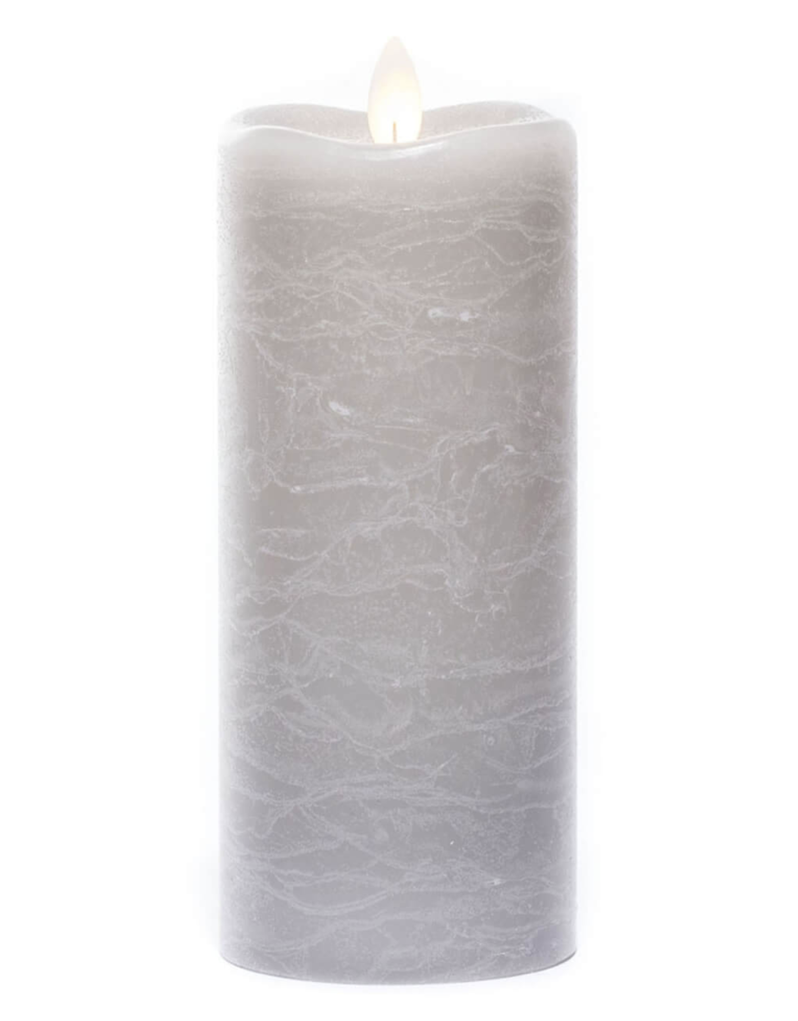 Sullivans Frosted Pillar Candle 7"