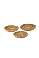 Creative Brands Seagrass Round Tray Large