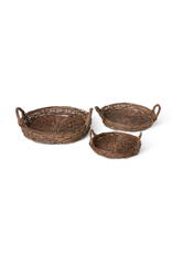 Park Hill Brown Willow Tray Large