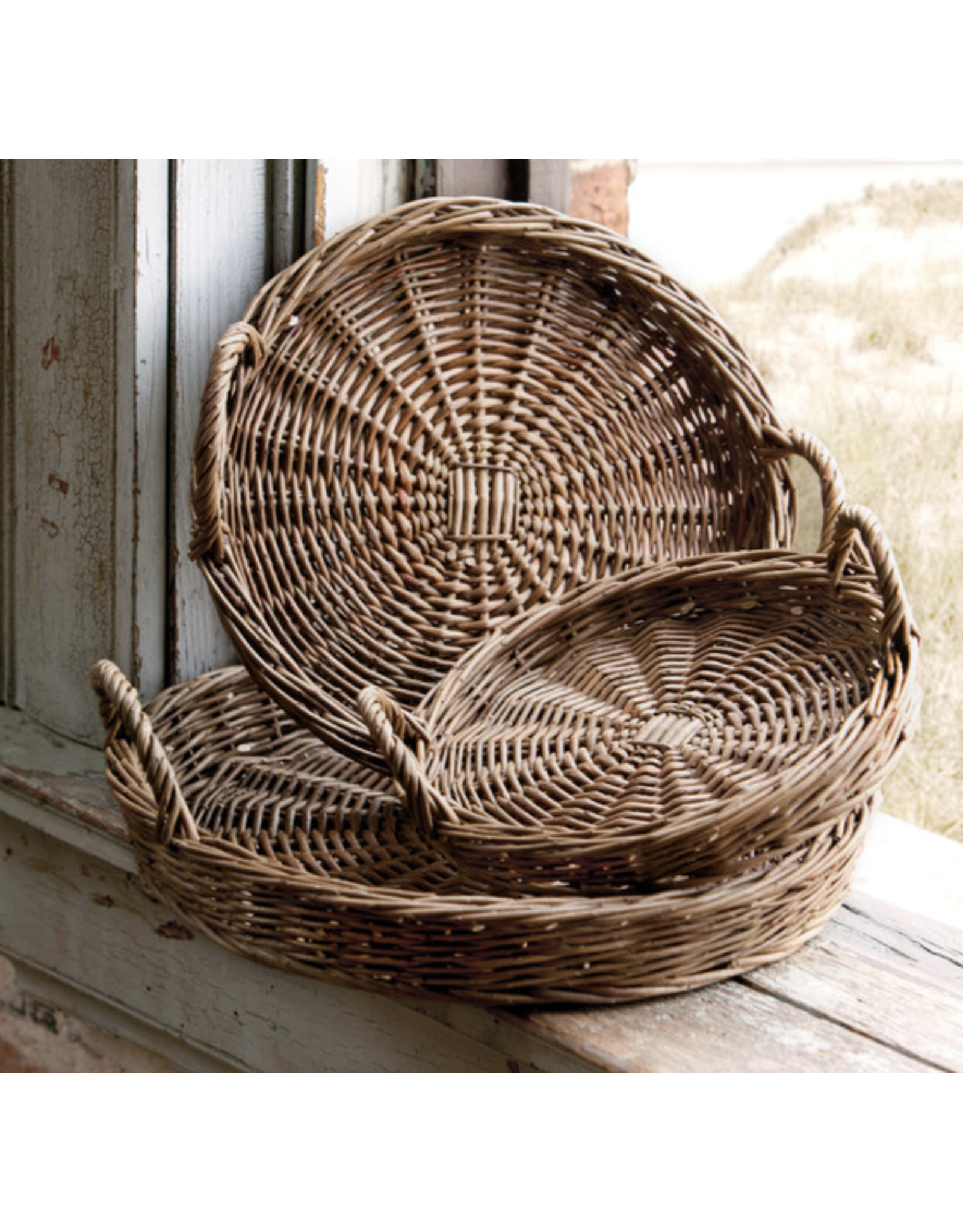 Park Hill Brown Willow Tray Medium