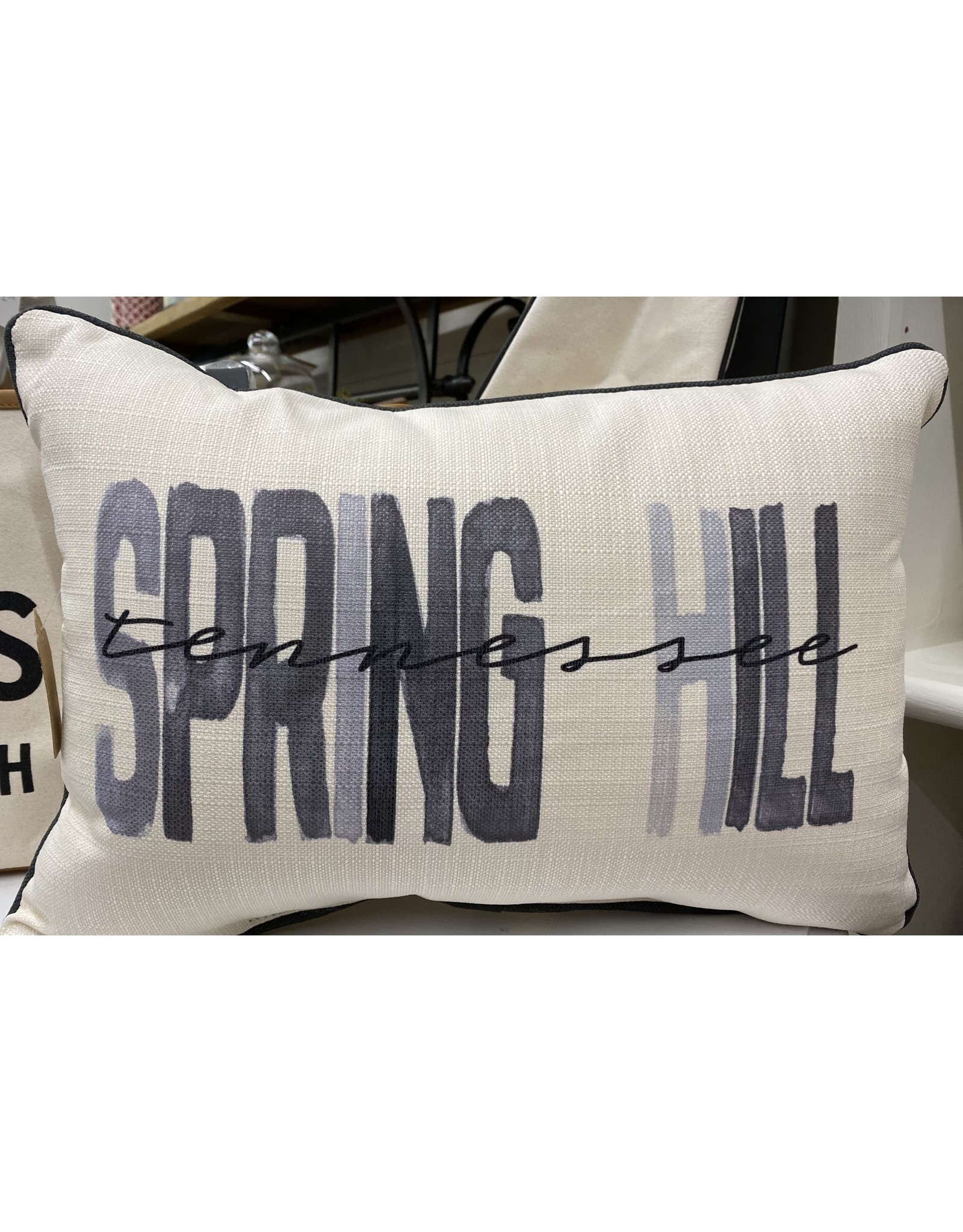 Little Birdie Gray Spring Hill Poster Pillow