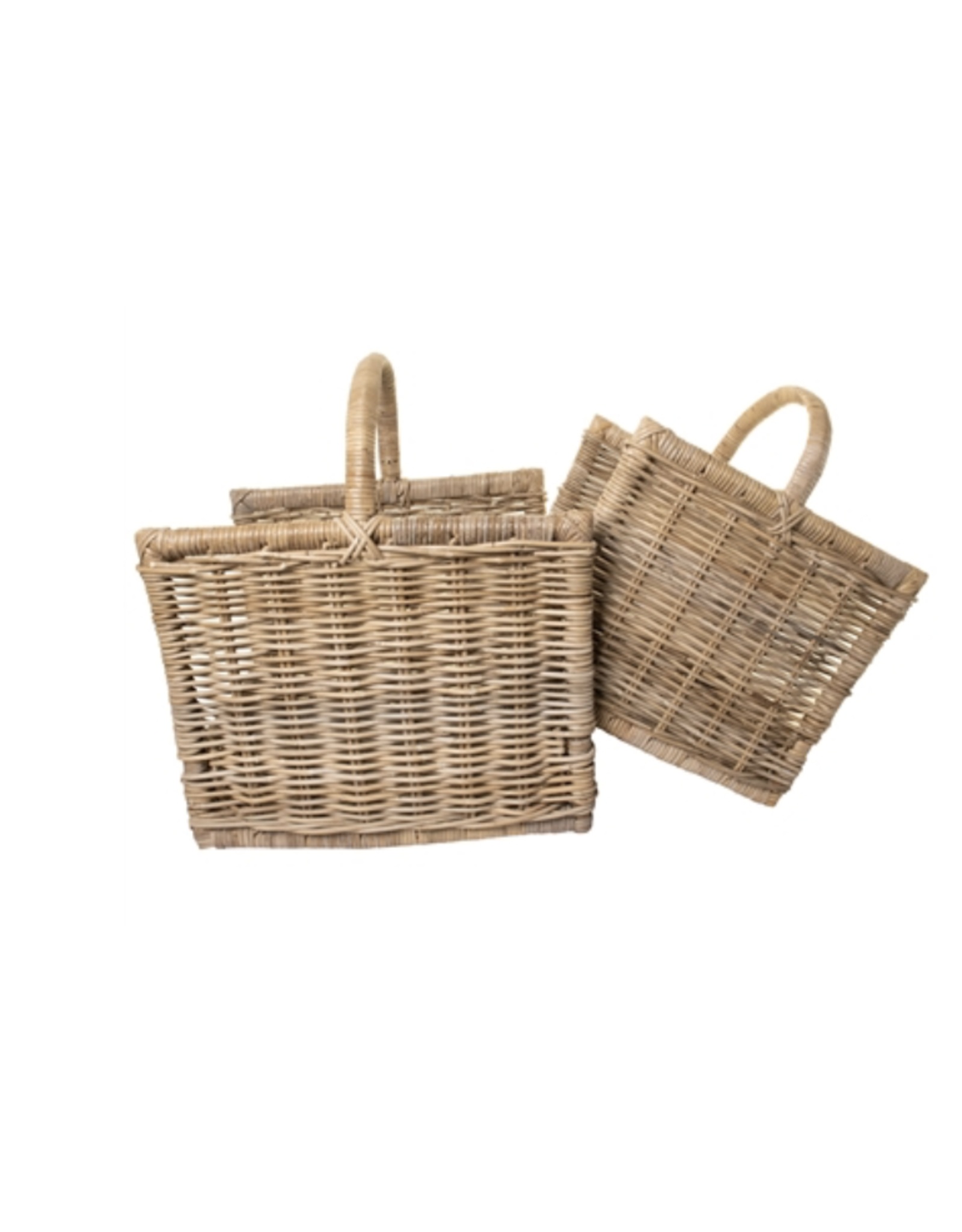 Wood Basket for Firewood, Extra Thick Felt Firewood Basket