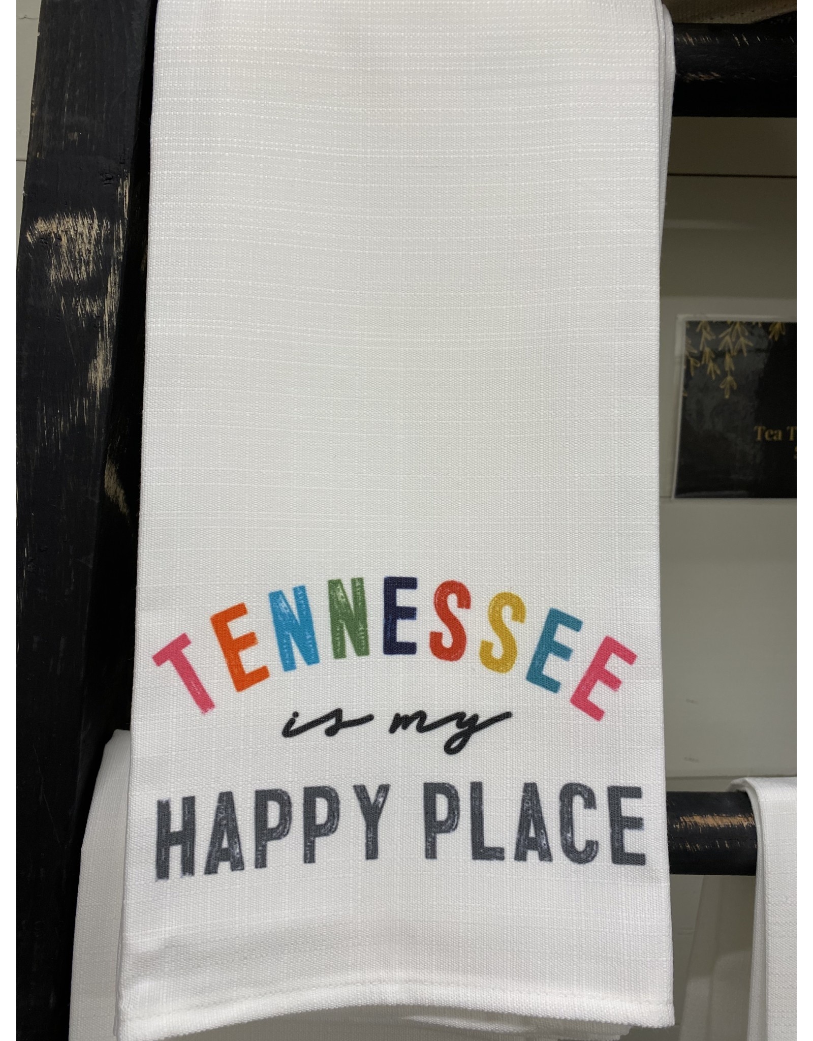 Little Birdie Tennessee Is My Happy Place Tea Towel