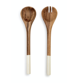 Demdaco Acacia & Resin Wood Serving Utensil Set