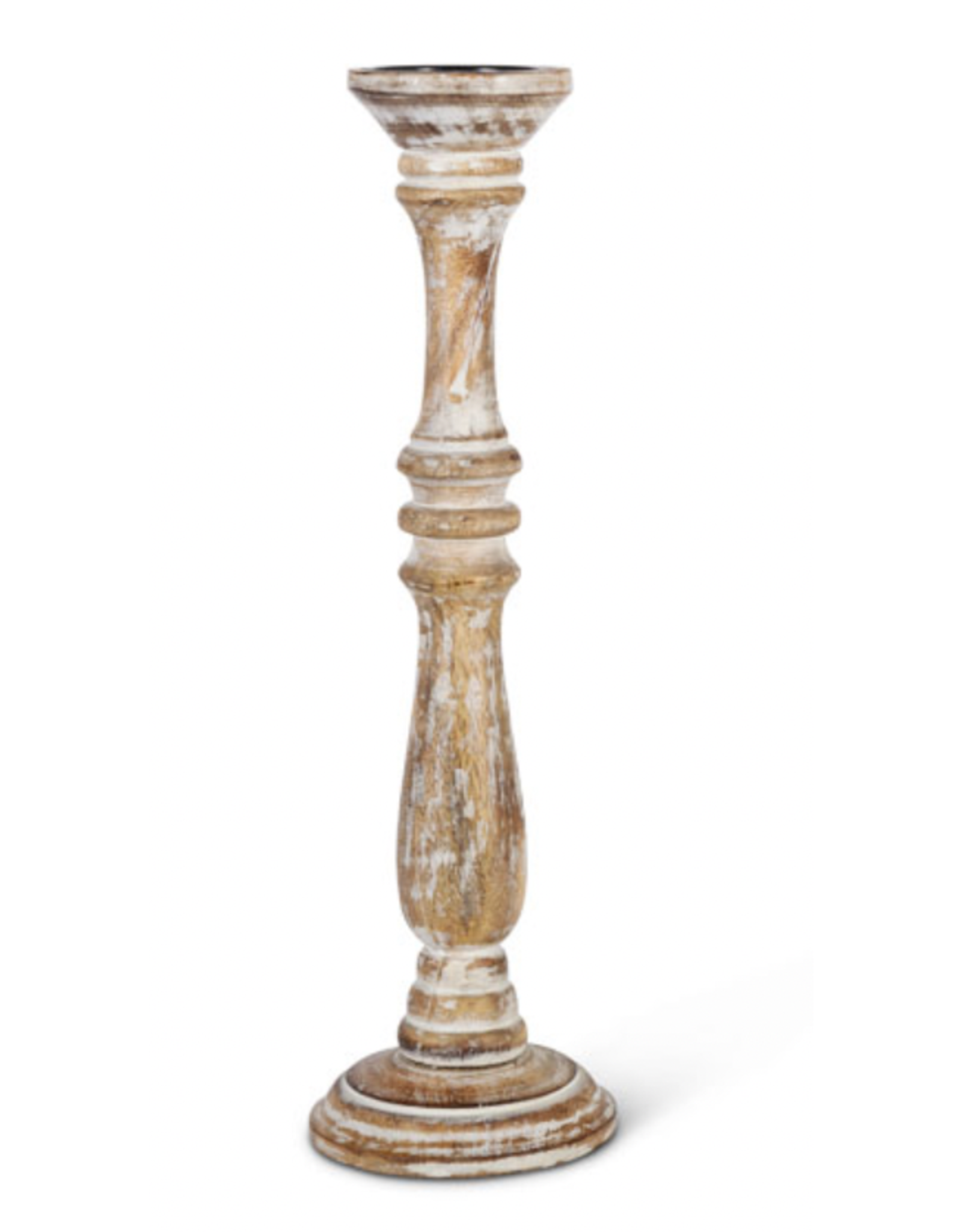 Gerson Mango Wood Candle Holder 20"