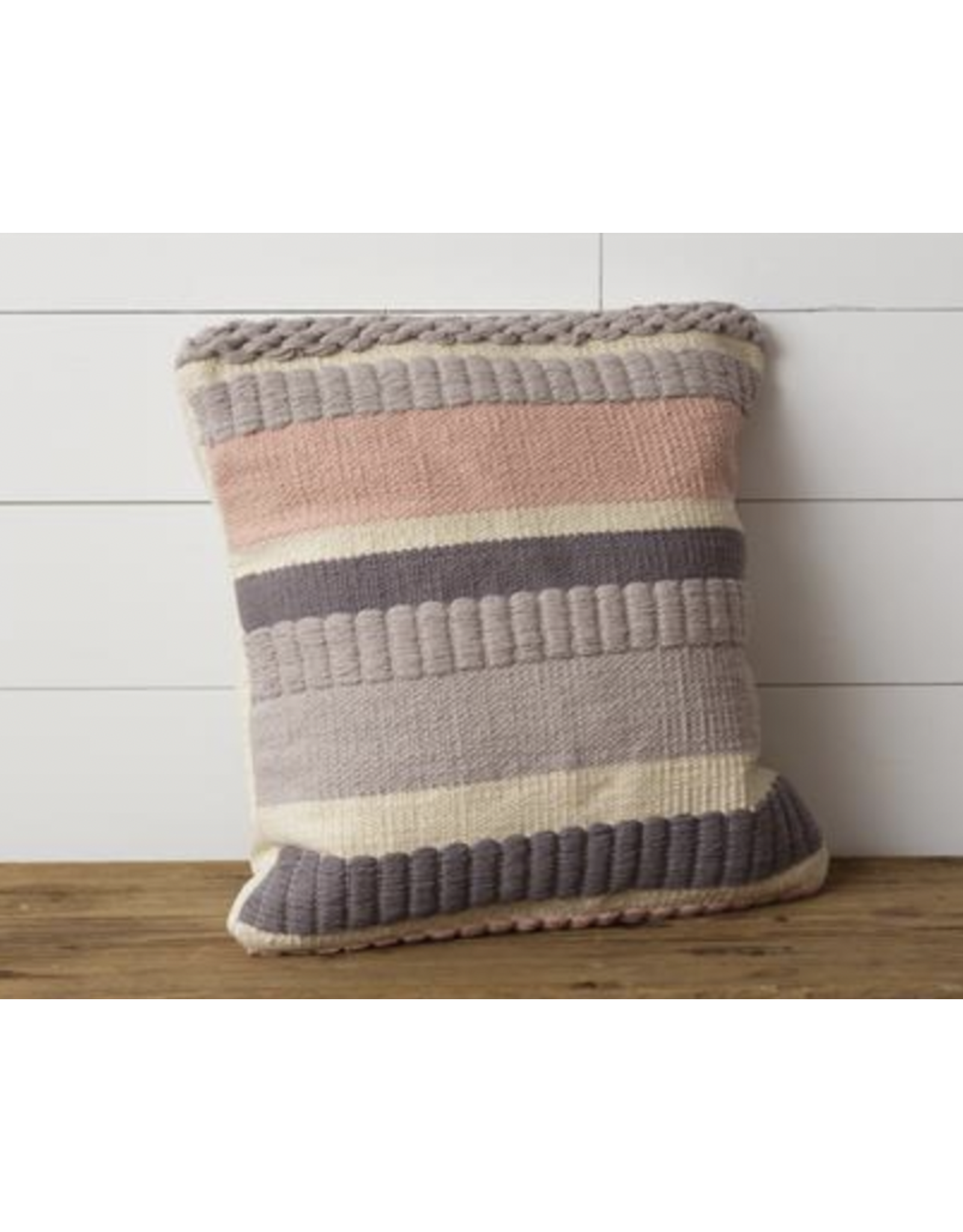 Audrey's Blush Stripe Pillow