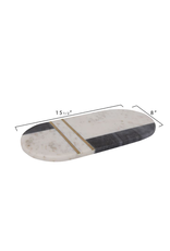 Bloomingville Marble with Brass Board