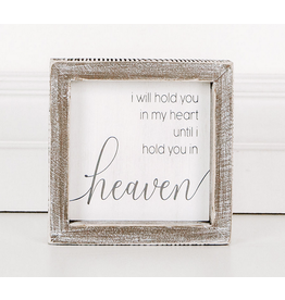 Adams & Co. I Will Hold You In My Heart Sign