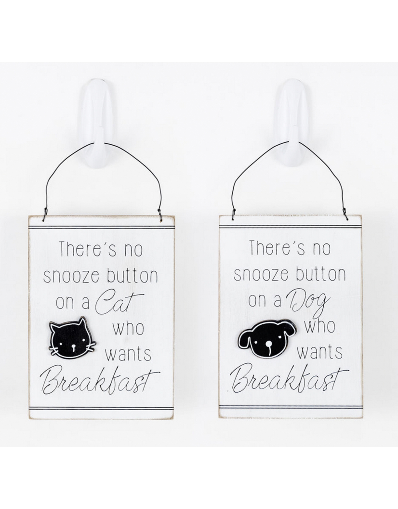 Adams & Co. There's No Snooze Button -Dog/CatSign
