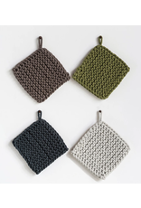 Creative Co-Op Cotton Crocheted Pot Holder