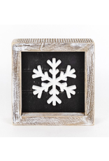 Adams & Co. Snowflake Shiplap Sign