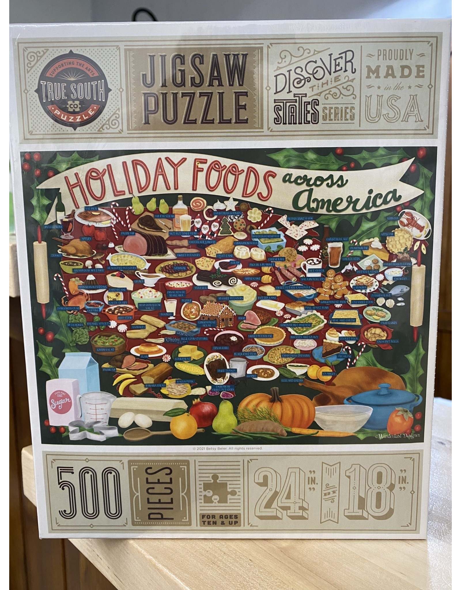 True South Holiday Food Across America Puzzle